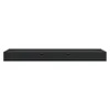 A black rectangular sink is shown from a side-on perspective against a white background. Produktbild-Vorschau