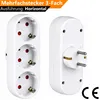 ORSEM Mehrfachsteckdose Schutzkontakt Steckdosenadapter Produktbild-Vorschau 1