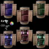 Barový pult z dřevěného sudu s dvířky a RGB LED osvětlením Náhled obrázku produktu 5
