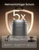 Marketing image for a heater, highlighting its protective features. Produktbild-Vorschau