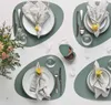 LIND DNA NUPO Tischset Curve L army green 37 x 44 cm Produktbild-Vorschau 11