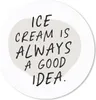 MuchoWow® Mauspad Mousepad Zitate - Eiscreme ist immer eine Produktbild-Vorschau 1