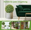 COSTWAY 2er Buchsbaumkugel 37cm, UV-beständig, Dekokugel Produktbild-Vorschau 7