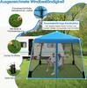 COSTWAY 3x3 m Pop Up pavilon s moskytiérou a pytli na Náhled obrázku produktu 6