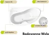 ECOLAM Badewanne Wela 160x100 cm links Eckbadewanne + Produktbild-Vorschau 7