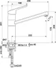 IDEAL STANDARD BC136AA Rubinetto da cucina Ceraflex, ND, Anteprima dell’immagine prodotto 5