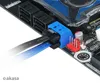 Akasa SATA 3 Proslim Kabel 0,5m - gerade schwarz Produktbild-Vorschau 4