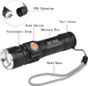 2x LED Taschenlampe Starke USB Lampe Polizei Swat Produktbild-Vorschau 2