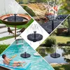 Solar-Brunnen Set für draußen, große 51 cm Holzoptik Schale Produktbild-Vorschau 5