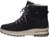 A side view of a single blue winter boot. Produktbild-Vorschau