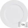 A single white plate is shown from a top-down perspective against a white background. Produktbild-Vorschau