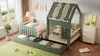 Hausbett Kinderbett 90x200 cm mit Dach, Fenster, Produktbild-Vorschau 8