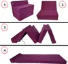Klappmatratze mit Kopfteil 195x70x10 cm - 1224, leicht, Produktbild-Vorschau 6