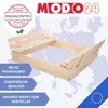 MODO24 Sandkasten Holz, mit Sitzbänken, Holzsandkasten, Produktbild-Vorschau 7