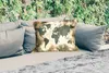 MuchoWow® Outdoor Kissen - Weltkarte - Schwarz - Braun - Produktbild-Vorschau 2