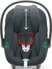 Cybex Kinderwagen 3 in 1 Cybex EOS Schwarz Lava Grau Produktbild-Vorschau 10