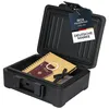 HMF Feuerfeste Wasserdichte Dokumentenbox DIN A4 15,5 x 36,5 x 28,5 cm in Schwarz Produktbild-Vorschau