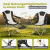Campingstuhl mit Fußstütze – 2-in-1 Klappstuhl für Camping, Produktbild-Vorschau 3