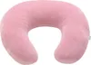 Reise-Nackenkissen Altrosa 28x27x8,5 cm Velours Produktbild-Vorschau 2