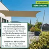 Sonnensegel Rechteck, 3x4m, taupe, wasserabweisend Produktbild-Vorschau 7