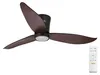 OSRAM LED-Deckenventilator Schwarz/Holzdekor, 116,8 cm ⌀, Produktbild-Vorschau 1