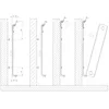 Jabema 2x Heizkörperbefestigung 700 mm, Heizkörperhalterung Produktbild-Vorschau 3