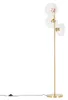 Art Deco Stehlampe Gold mit Glas 3 Flammig Ayesha Produktbild-Vorschau 7