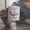 Robbe - schlafe nicht sondern meditiere Kaffeebecher Produktbild-Vorschau 2
