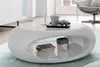 SalesFever Couchtisch oval | Hochglanz lackiert | Fiberglas Produktbild-Vorschau 2