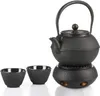 Dimono Gusseisen Teeservice Set Schwarz – 1,3 L Teekanne Produktbild-Vorschau 7