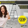 Craftfull Stehleiter CF-133B | Aluminium-Haushaltsleiter - Produktbild-Vorschau 2