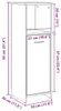 vidaXL Badezimmerschrank Betongrau 30x30x95 cm Produktbild-Vorschau 8