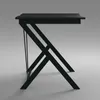 Biurko komputerowe loft nowoczesne czarne carbon 100 cm Podgląd zdjęcia produktu 6