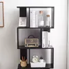 Rebecca Mobili Bücherregal mit 5 Fächern aus MDF, schwarz Produktbild-Vorschau 3