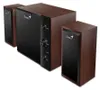 Genius SW-2.1 2.1 speakers, 15W, kersenkleurige houten Productafbeelding-voorbeeld 2
