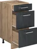 Küchenunterschrank Vicco R-Line Schwarz Beton 40 cm ohne Produktbild-Vorschau 4