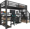 Łóżko piętrowe, schowek, konstrukcja schodów z miejscem do Podgląd zdjęcia produktu 16