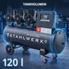STAHLWERK Kompressor mit 120 L Tank (ST-1010 Pro) – ölfrei, Produktbild-Vorschau 6