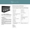 Glow Fire Elektrokamin 'PR14' in Weiss | LED Standkamin in Produktbild-Vorschau 9