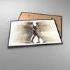 Gerahmtes Poster - Schwarzer Rahmen - Staub eine Frau ein Produktbild-Vorschau 3