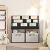vidaXL Étagère pour enfants Noir 72,5 x 29,5 x 69 cm Voir les images du produit 4