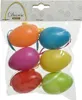 Pack 6 Oeufs Déco Pâques Décoration De Pâques Réutilisable Voir les images du produit 1
