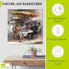 ARTland Poster Damen im Café II Größe: 30x30 cm Produktbild-Vorschau 2