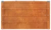vidaXL Hochbeet Rostig 400x80x45 cm Cortenstahl Produktbild-Vorschau 5