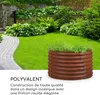 Rust Grow potager surélevé de jardin finition rouille en Voir les images du produit 2