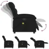 The Living Store Massagesessel Schwarz Stoff Produktbild-Vorschau 7