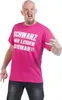 Sprüche T-Shirt Herren Schwarz war leider t pink L Produktbild-Vorschau 3