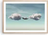 Gerahmtes Poster - Rahmen in heller Eiche - Wolken Produktbild-Vorschau 1