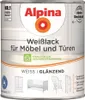 Alpina Weißlack für Möbel & Türen 2 L weiß glänzend Produktbild-Vorschau 6