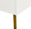 Sweiko Buffet blanc moderne en MDF avec poignées en alliage Voir les images du produit 15